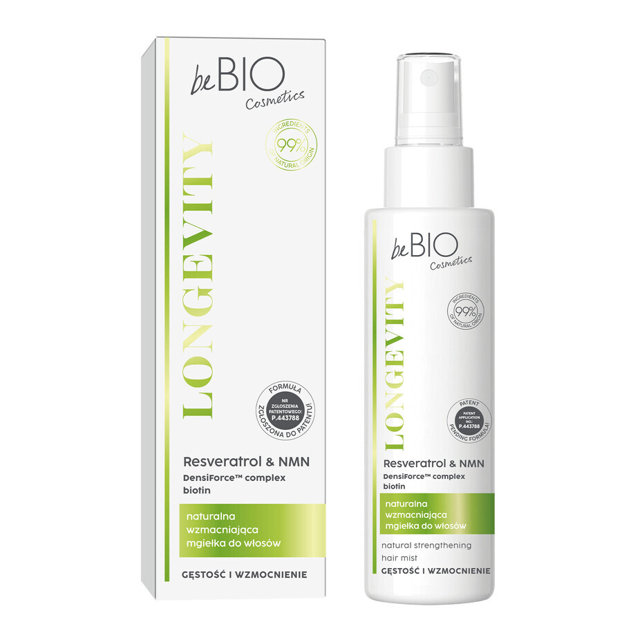 Cumpără beBIO Cosmetics Longevity, ceață naturală de întărire a părului, 100 ml beBIO Cosmetics Longevity, ceață naturală de întărire a părului, 100 ml