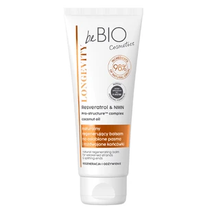 beBIO Cosmetics Longevity, natural regenerating conditioner for weak strands and split ends, 75 ml