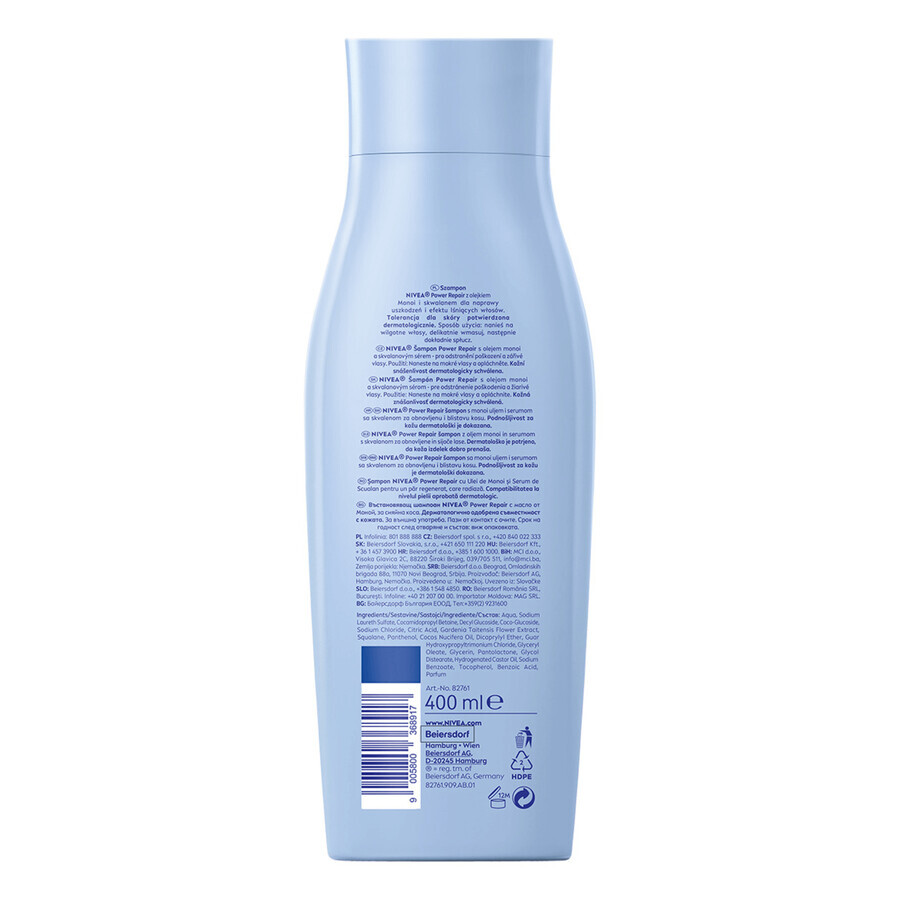 Șampon Nivea Power Repair, 400 ml Șampon Nivea Power Repair, 400 ml