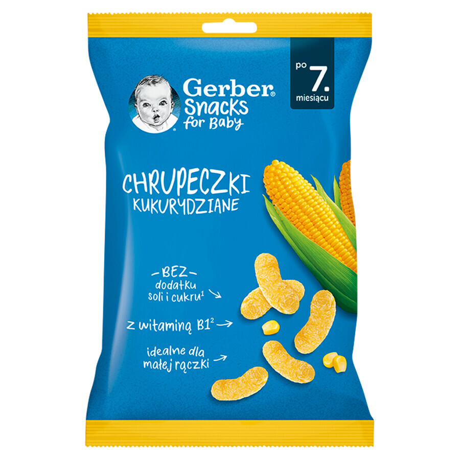 Buy Gerber Corn Krispies, after 7 months, 28 g Gerber Corn Krispies, after 7 months, 28 g
