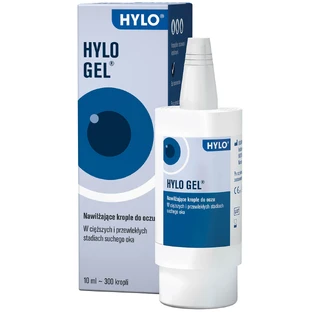 Hylo Gel, moisturizing eye drops, without preservatives, 10 ml