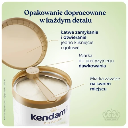 Kendamil Nature Ziegenmilch für Kleinkinder, 12+ Monate, 800g 