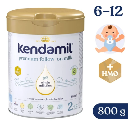 Kendamil Premium 2 HMO+, follow-on milk, after 6 months, 800 g, Kendal Nutricare