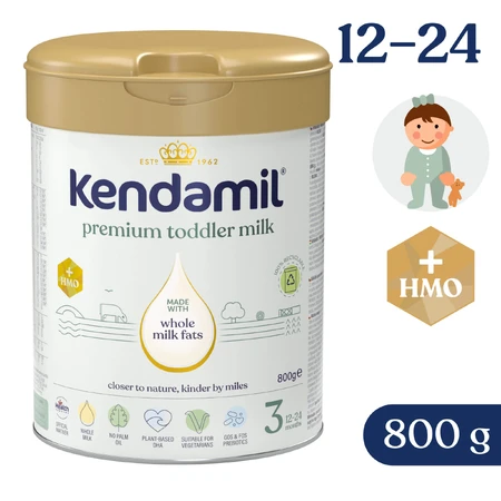 Kendamil Premium 3 HMO+, melk 12+ maanden, 800 g