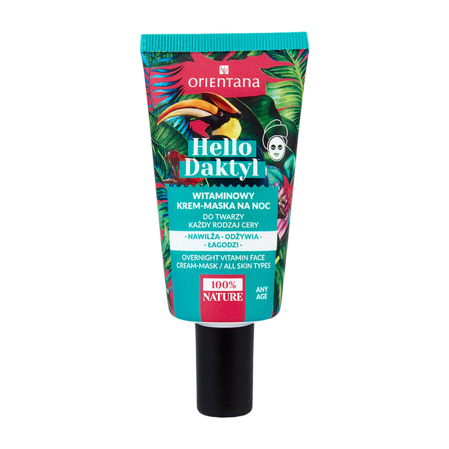 Orientana Hello Date, night cream-mask with vitamins, 40 ml Orientana Hello Date, night cream-mask with vitamins, 40 ml
