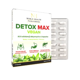 Noble Health Detox Max, 21 capsules