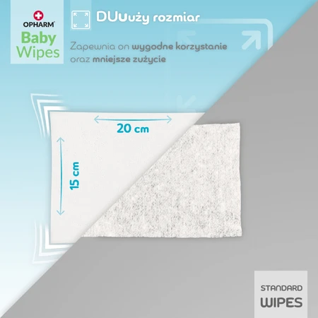 Opharm Baby Wipes set, wet wipes, 10 x 64 pieces