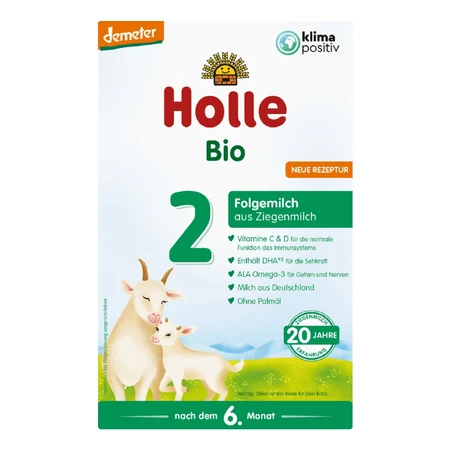 Holle Bio 2, opvolgmelk op basis van geitenmelk, vanaf 6 maanden, 400 g