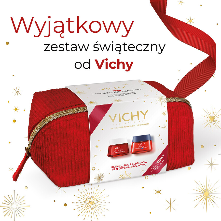 Set Vichy Lift Collagen Specialist, cremă, 50 ml + cremă de noapte, 50 ml