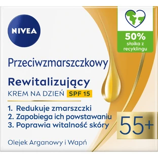 Nivea 55+, revitalisierende Anti-Falten-Tagescreme SPF 15, 50 ml