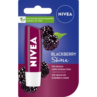 Nivea, barra de labios, Blackberry Shine, mora, 1 unidad