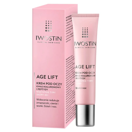 Iwostin Age Lift set, crema de día, piel normal y mixta, SPF 15, 50 ml + crema de ojos, día y noche, 15 ml