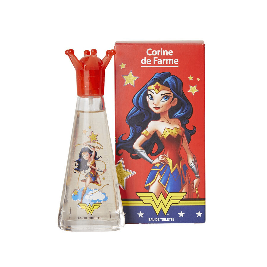 Corine De Farme Disney Wonder Woman set, eau de toilette, 30 ml + shower gel, 300 ml + hair clips, 2 pieces + bracelet, 1 piece