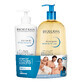 Set Bioderma Atoderm, lozione emolliente lenitiva, 500 ml + olio doccia ultra-nutriente, 1 l
