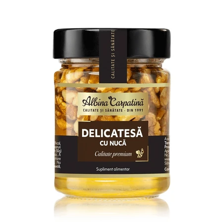 Delicatesa avec noix d'abeille des Carpates, 360 g, Apicola