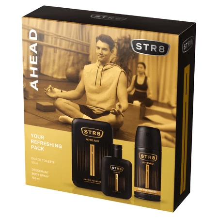 STR8 Ahead Set, Eau de Toilette, 50 ml + Deodorant Spray, 150 ml
