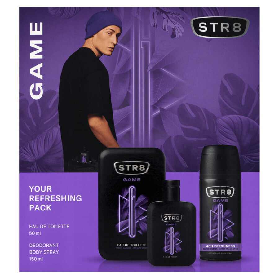 STR8 Set da gioco, eau de toilette, 50 ml + deodorante spray, 150 ml