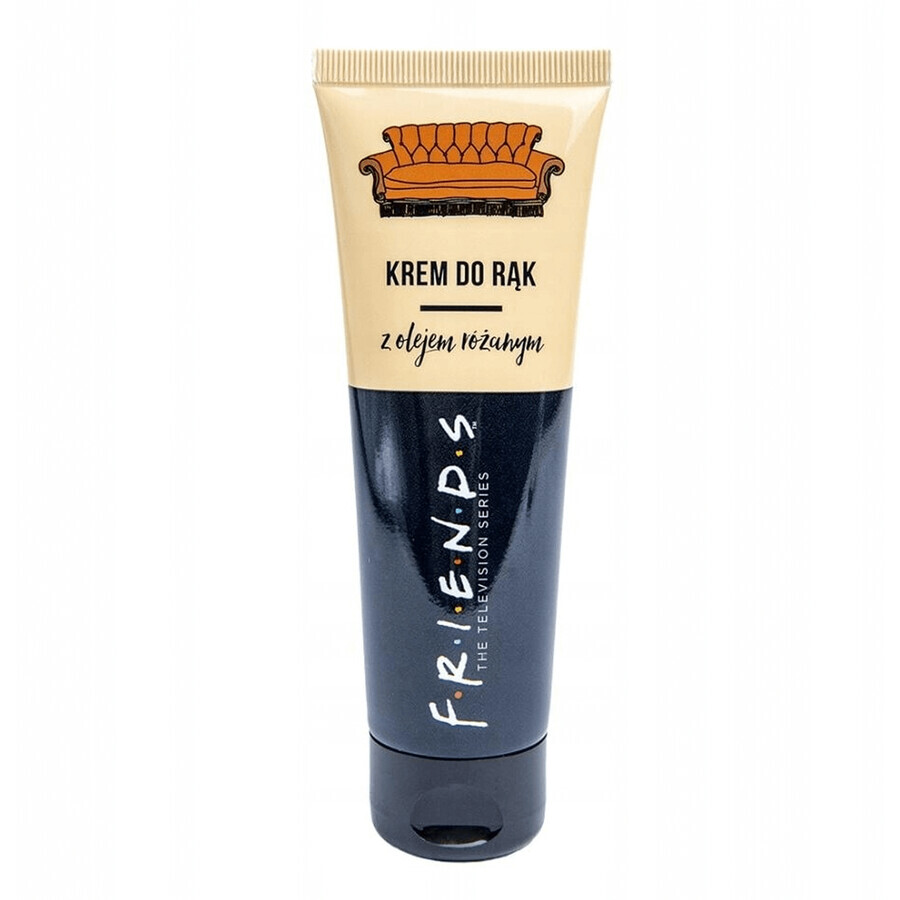 Set de cuidado de manos Friends, crema de manos con aceite de rosas, 100 ml + lima de uñas, 1 unidad