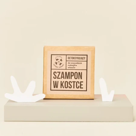 Cztery Szpaki, detoxifying shampoo bar, 75 g
