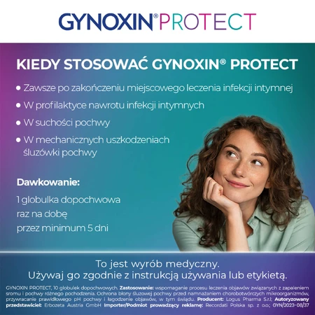Gynoxin Protect, 10 Vaginalzäpfchen