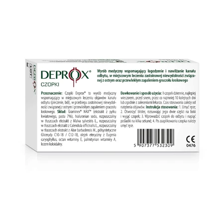 Deprox, zetpillen voor prostatitis, 10 stuks