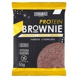 Frank&amp;Oli Protein Brownie, soft cookie, chocolate + cashew nuts, 50 g