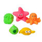 Mom&#39;s Care Bath Toy Sea Animals From Birth 5 Pieces