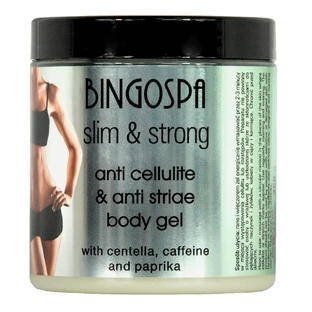 Bingospa Slim&Strong, gel corporel anticellulite à la centella et à la caféine, 250 g