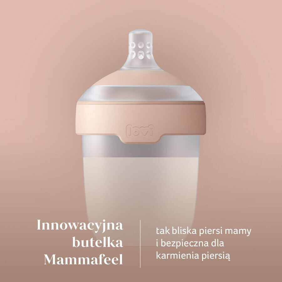 Lovi Mammafeel, baby bottle, with mini teat, 21/595, from birth, 150 ml