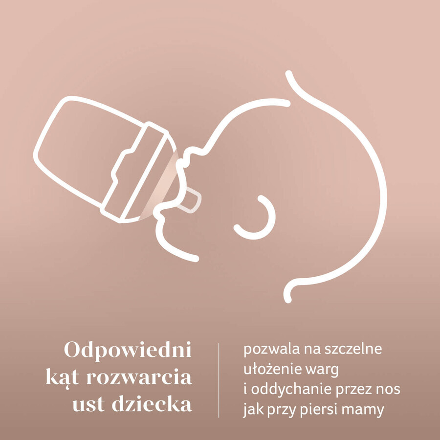 Lovi Mammafeel, baby bottle, with mini teat, 21/595, from birth, 150 ml