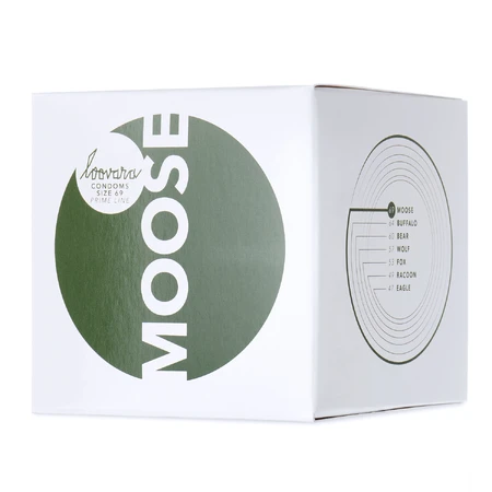 Loovara Moose, préservatifs classiques, 69 mm, 12 pièces