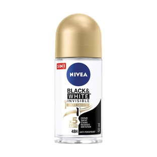 Desodorante en roll-on Invisible Silky Smooth Blanco y Negro, 50 ml, Nivea