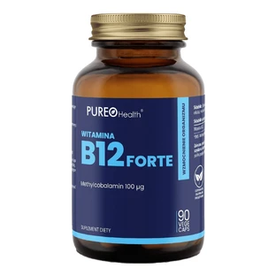 Pureo Health Vitamine B12, méthylcobalamine 100 µg, 90 gélules