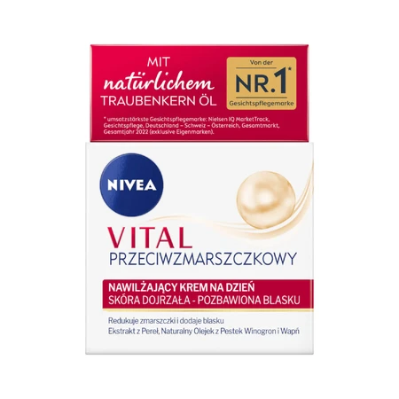 Nivea Vital Crema de Día Hidratante Antiarrugas, 50 ml