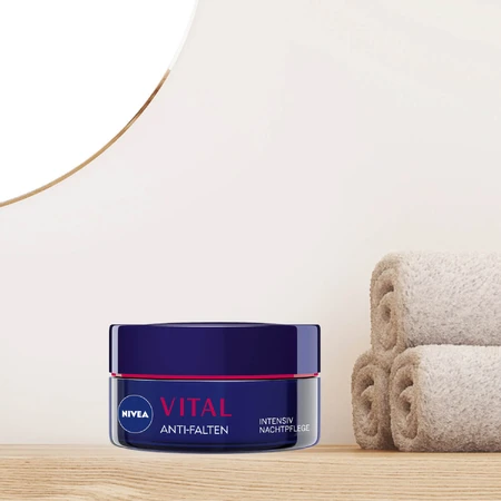 Nivea Vital Antiarrugas, crema de noche fortalecedora, 50 ml