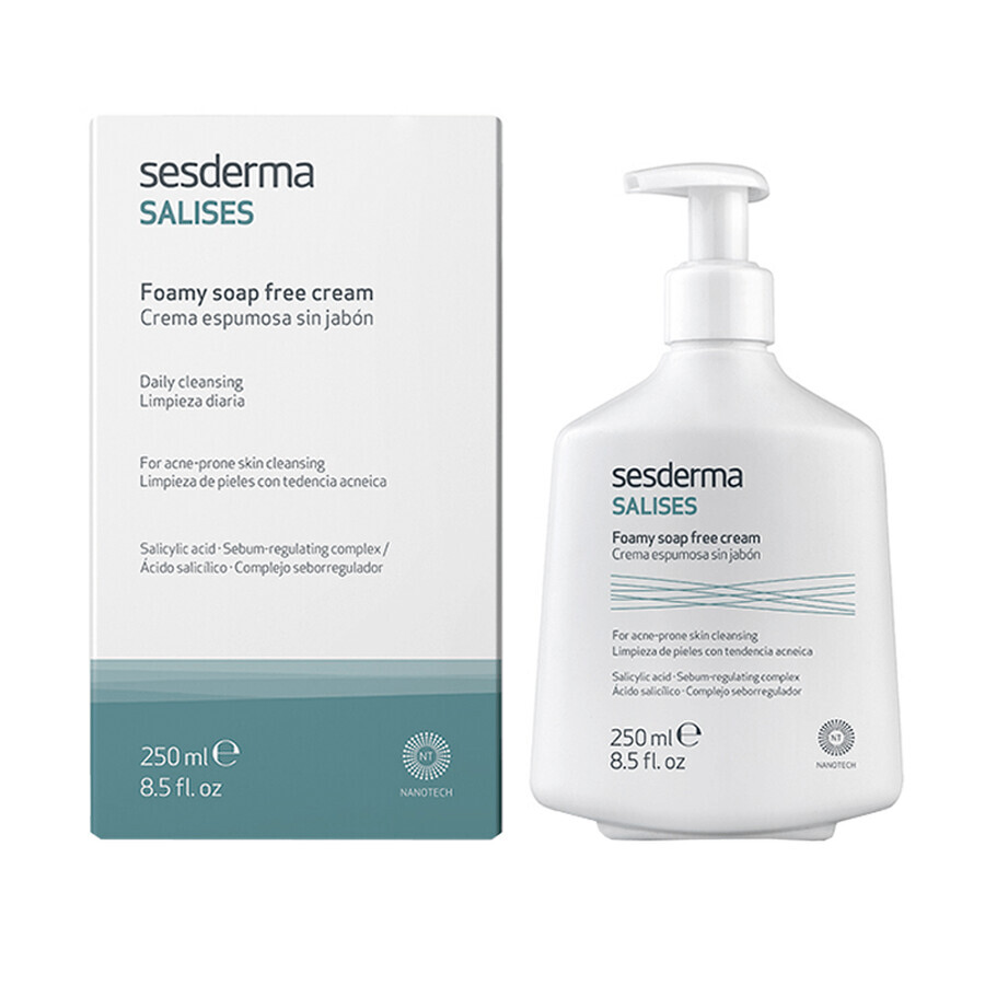 Buy Sesderma Salises, foaming facial cleansing cream, soap-free, 250 ml Sesderma Salises, foaming facial cleansing cream, soap-free, 250 ml