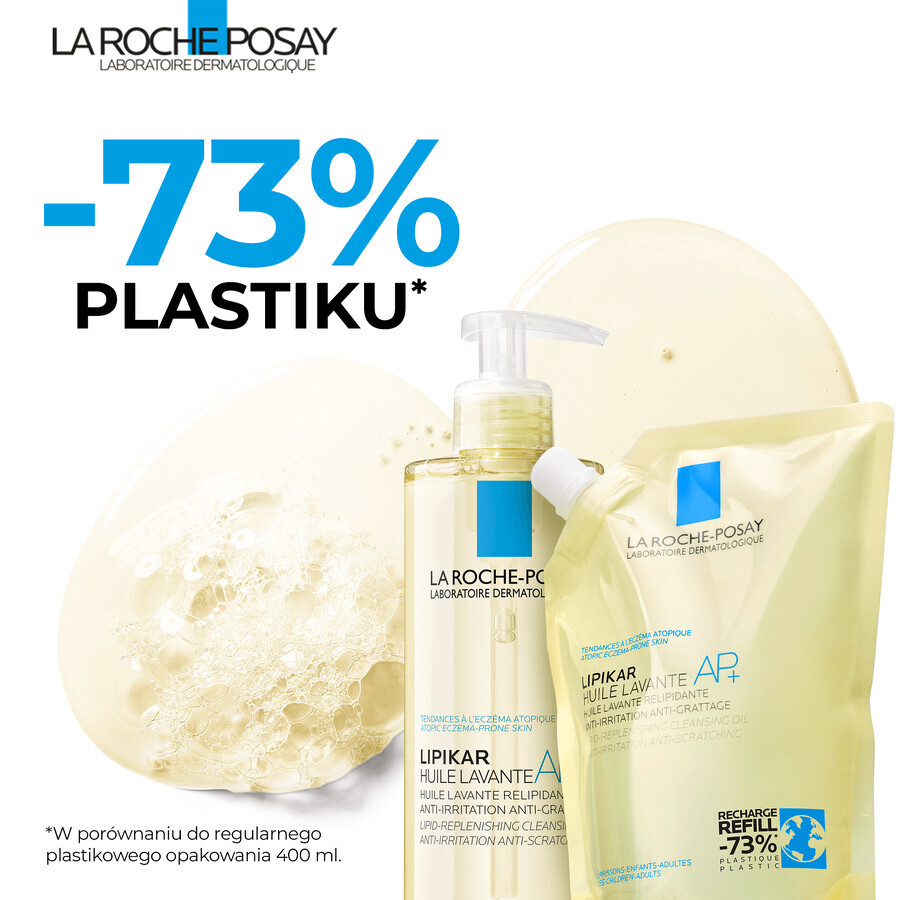 La Roche-Posay Lipikar AP+ Lipid Replenished Cleansing Oil Against Skin Irritations Refill 400ml