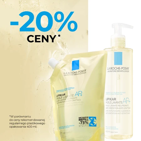 La Roche-Posay Lipikar AP+ Lipid Replenished Cleansing Oil Against Skin Irritations Refill 400ml