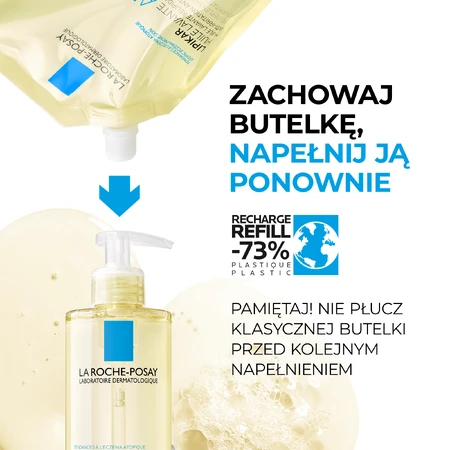 La Roche-Posay Lipikar AP+ Lipid Replenished Cleansing Oil Against Skin Irritations Refill 400ml