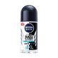 Black &amp;amp; White Invisible Fresh Roll-On Deodorant for Men, 50 ml, Nivea