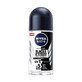 Black &amp;amp; White Invisible Power Roll-On Deodorant for Men, 50 ml, Nivea