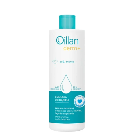 Set Oillan Derm+, Badeemulsion, ab dem 1. Lebenstag, 2 x 400 ml