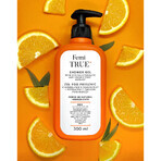 Femi True, gel de duș cu hidrat de portocale și extract de fructe de portocale, 300 ml Femi True, gel de duș cu hidrat de portocale și extract de fructe de portocale, 300 ml