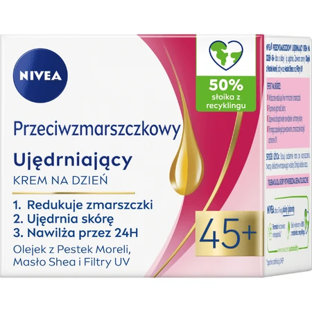 Nivea, anti-wrinkle day cream with strengthening effect SPF 15 45 +, 50 ml