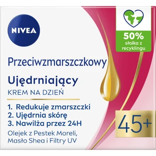 Nivea, anti-wrinkle day cream with strengthening effect SPF 15 45 +, 50 ml