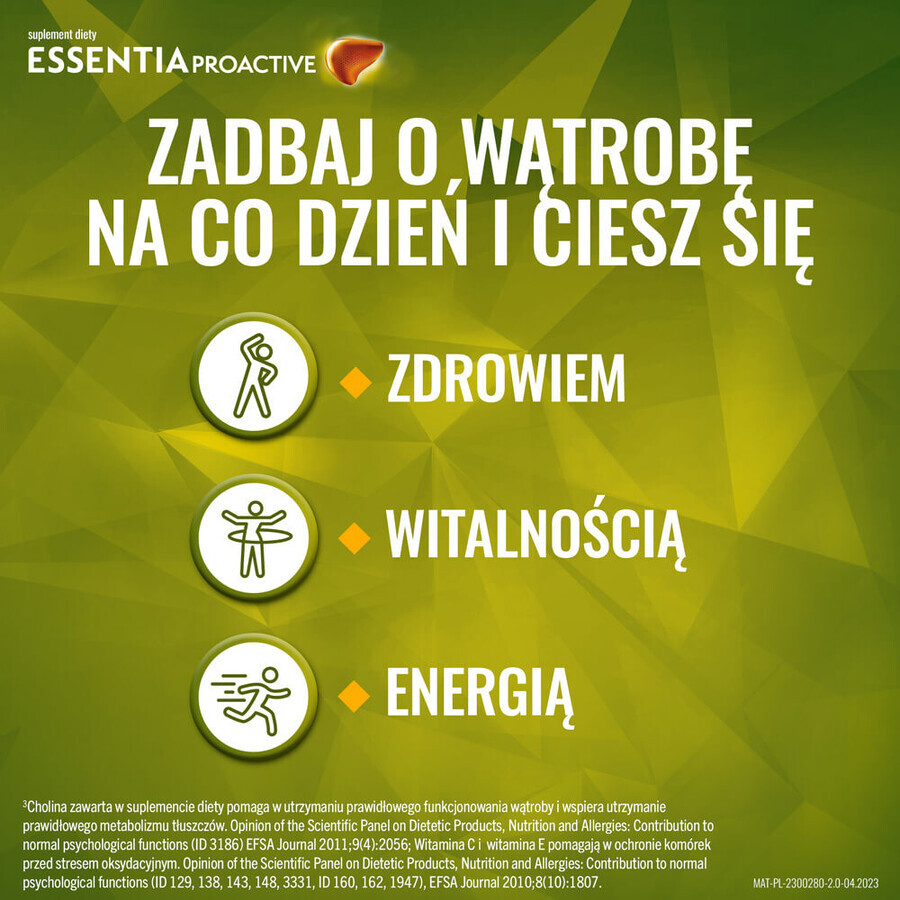 Set Essentia Proactive, 2 x 30 cápsulas + 30 cápsulas gratis