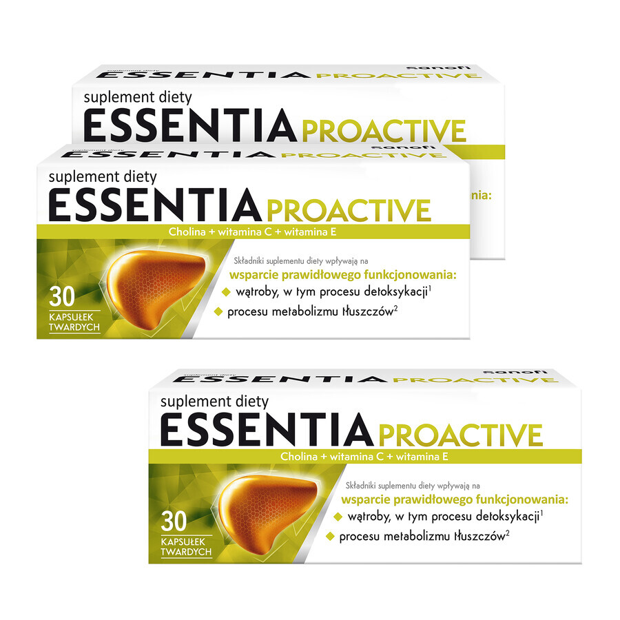 Set Essentia Proactive, 2 x 30 cápsulas + 30 cápsulas gratis
