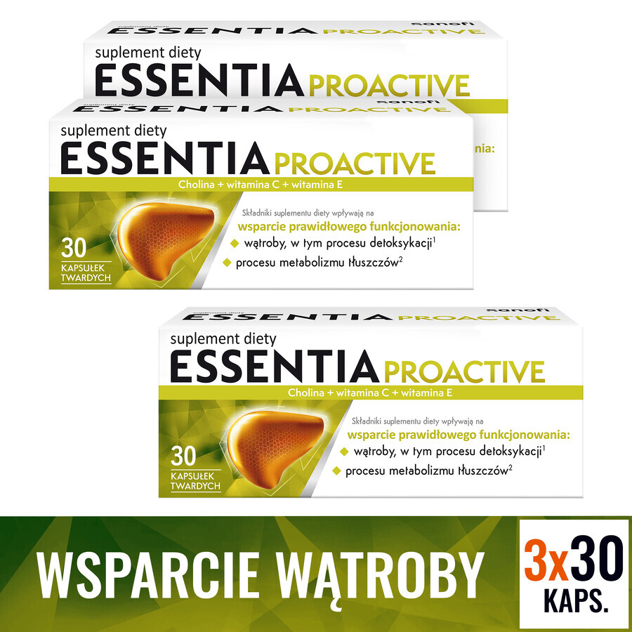 Set Essentia Proactive, 2 x 30 cápsulas + 30 cápsulas gratis
