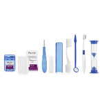 Feelo Ortho Kit, starter kit for people with braces, blue
