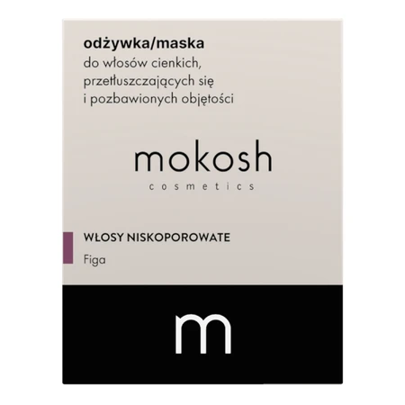 Mokosh, conditioner-mask for thin, oily and voluminous hair, figs, 180 ml